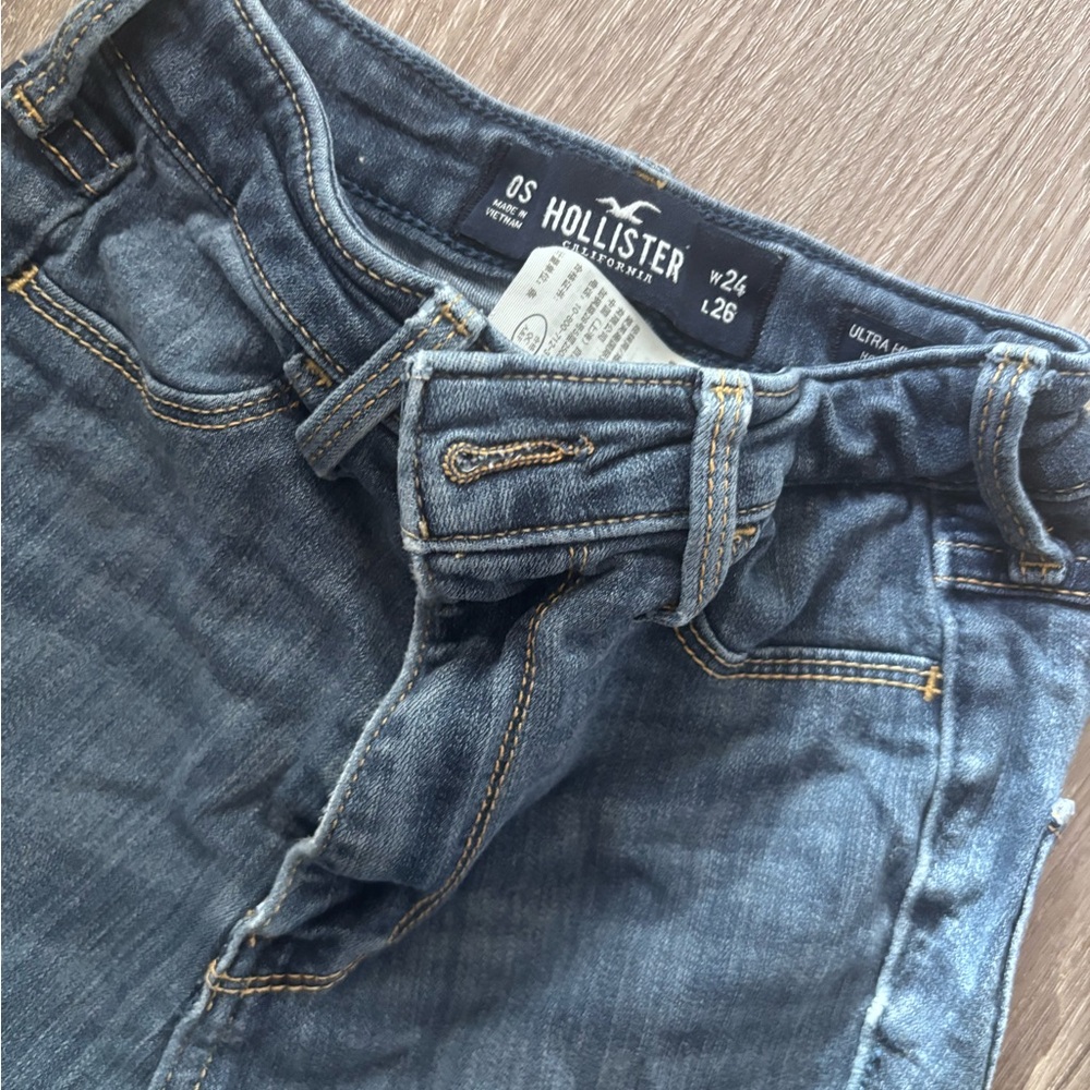 Hollister Women's Blue Skinny Jeans